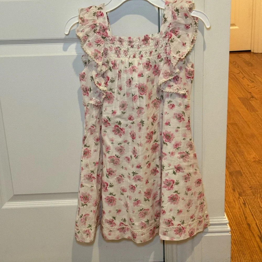 NWT Ralph Lauren Polo Country Collection Girl’s Floral‎ Smocked Dress Twee